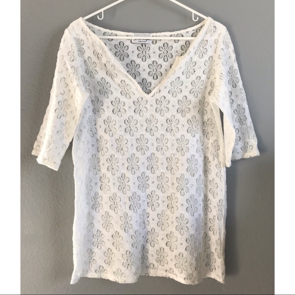 White size large blouse